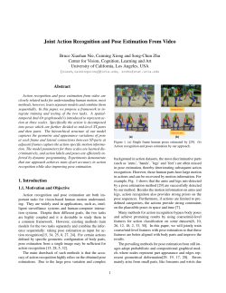 Joint Action Recognition and Pose Estimation From Video