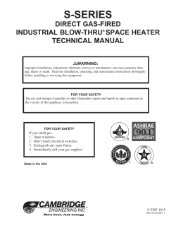 s-series - Cambridge Engineering