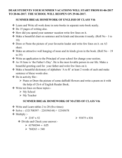Activity work - Modern BP Public School