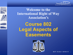 Agreement - International Right of Way Association
