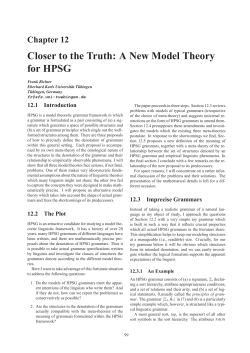 Closer to the Truth: A New Model Theory for HPSG