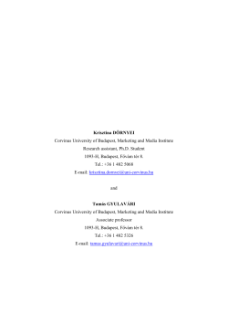 Product labelling &ndash; the informative function of packaging