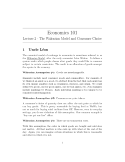 Economics 101 - Douglas Hanley