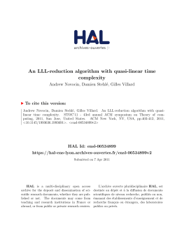 An LLL-reduction algorithm with quasi