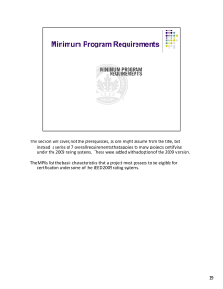 This section will cover, not the prerequisites, as one might assume