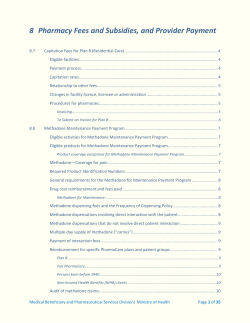 PharmaCare Policy Manual, Section 8-7 to 8-10