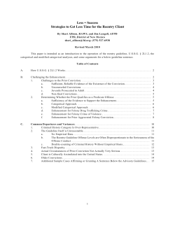 Less = Success Strategies to Get Less Time for the Reentry Client