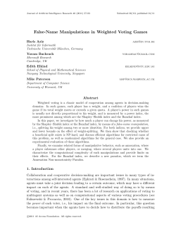 False-Name Manipulations in Weighted Voting Games