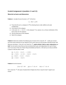Graded Assignment 6 (modules 11 and 12)
