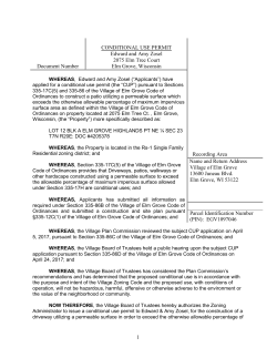 2075 Elm Tree Ct.- Conditional Use Permit Permeable