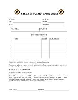 nrmfa player game sheet