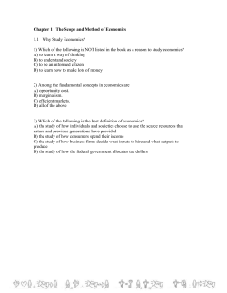 Ch1_The Scope and Method of Economics