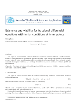 Existence and viability for fractional differential equations
