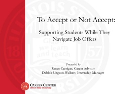 To Accept or Not Accept: Supporting Students While They Navigate