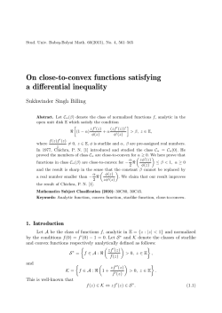 On close-to-convex functions satisfying a differential inequality