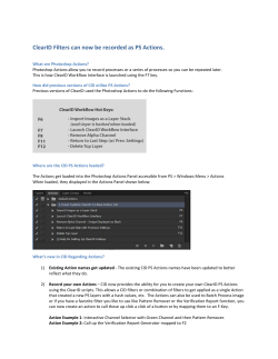 ClearID Filters can now be recorded as PS Actions.