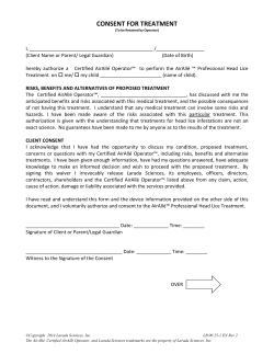 consent for procedure