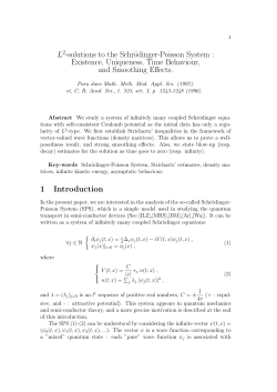 L2-solutions to the Schr&ouml;dinger-Poisson System : Existence