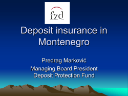 The Fund is authorized to - Interbalkan Forum of Banking Associations
