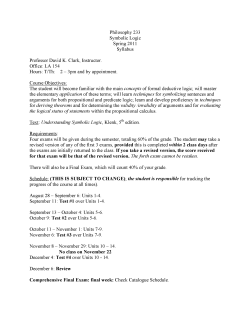 Symbolic Logic - ScholarWorks @ UMT