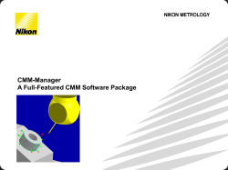 Nikon Metrology template