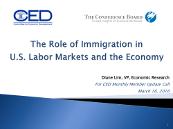 Immigration and the US Labor Market and Economy