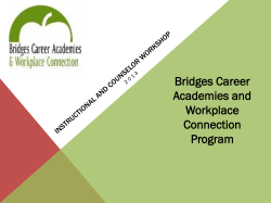 Instructional and Counselor Workshop