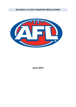 National Player Transfer Regulations