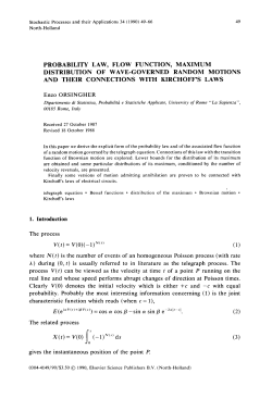 probability law, flow function, maximum distribution