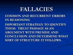 FALLACIES