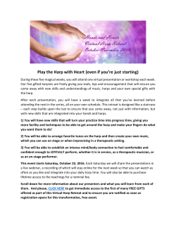 Play the Harp with Heart (even if you`re just starting)