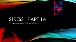 stress part 1a - eva gregory counseling on line