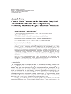 Central Limit Theorem of the Smoothed Empirical Distribution
