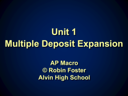 Multiple Deposit Expansion