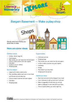Activity Sheet - Make a play shop (DOCX 209KB)