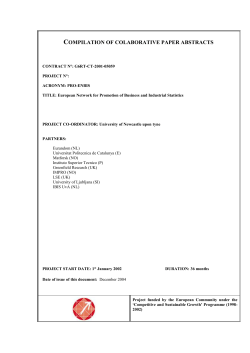 Compilation of published papers