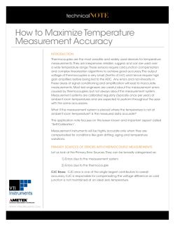 How to Maximize Temperature Measurement