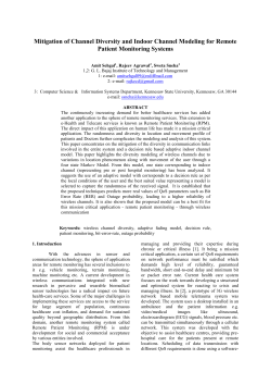 instructions for authors to - Ubiquitous Computing and