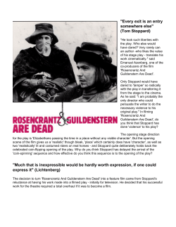 "Every exit is an entry somewhere else" (Tom Stoppard) "Much that