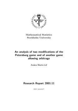 An analysis of two modifications of the Petersburg game and of