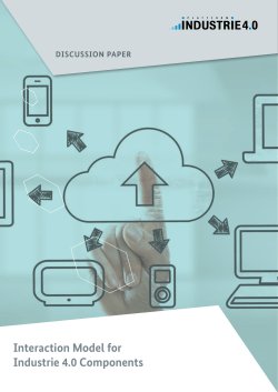 Interaction Model for Indutrie 4.0 Components