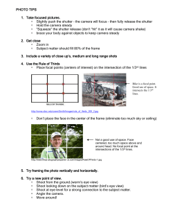 photo tips