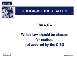 Cross Border Sales