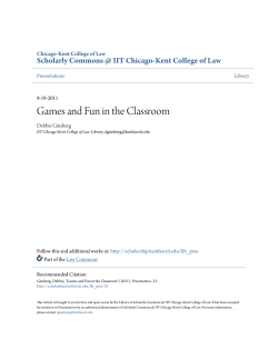 Games and Fun in the Classroom