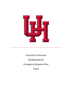 Building Emergency Response Plan Template