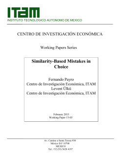 Similarity-Based Mistakes in Choice