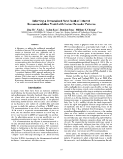 Inferring A Personalized Next Point-of