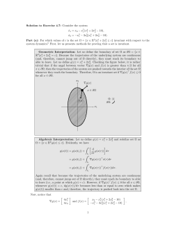 Solution to Exercise 4.7: Consider the system ˙x1 = x2 &minus; x7 1(x4 1 +
