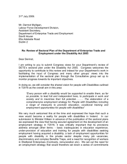 Department of Enterprise Trade and Employment