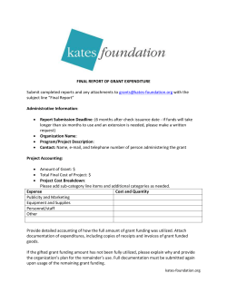 MS Word - Kates Foundation